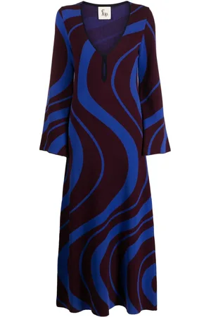 Paula Patterned-jacquard maxi dress