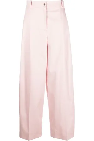 The Mannei High-waisted wide-leg trousers