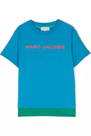 Marc Jacobs Kids Boys Short Sleeve - Logo-print cottonT-shirt