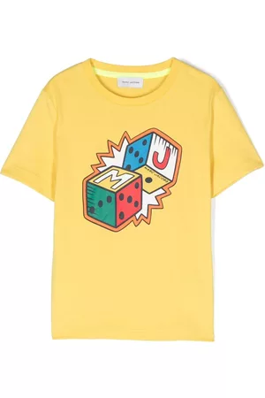 Marc Jacobs Kids Short Sleeve - Logo-print cotton T-shirt