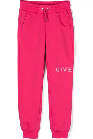 Givenchy Girls Printed Trousers - Logo-print track pants
