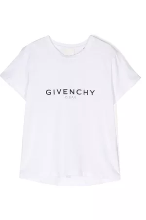Givenchy Girls Short Sleeve - Logo-print cotton T-shirt