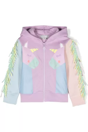 Stella McCartney Hooded & huddy Jackets - Unicorn-print hooded jacket