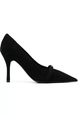 Furla Women High Heels - 90mm logo-plaque pumps