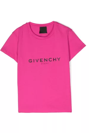 Givenchy Girls Short Sleeve - Logo-print cotton T-shirt