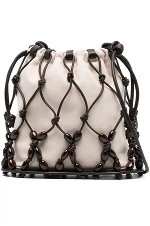 Hereu Women Shoulder Bags - Bonera bead-embellished crossbody bag