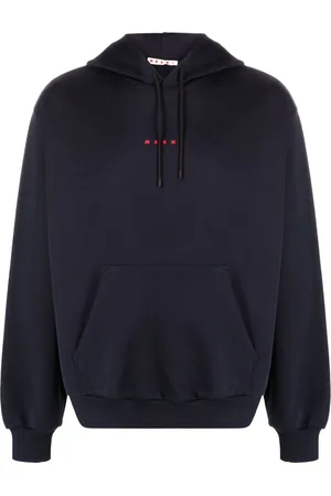 Marni Logo-print cotton hoodie