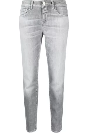 Closed Women Tapered Jeans - Baker stonewashed tapered-leg jeans