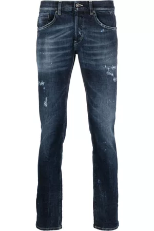 Dondup Men Slim Jeans - Mid-rise slim-cut jeans