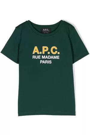A.P.C. KIDS Boys Short Sleeve - Logo-print cotton T-Shirt