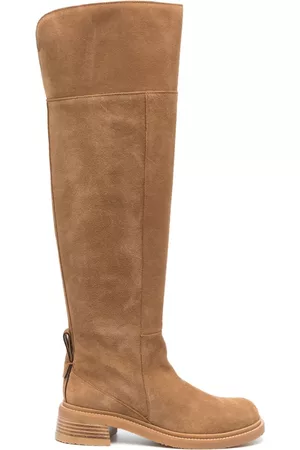 See by Chloé Women High Leg Boots - Bonni knee-length suede boots