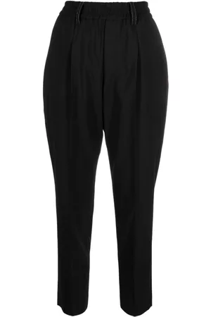 Brunello Cucinelli Women Relaxed fit trousers - Cropped tapered trousers