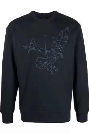 Armani Exchange Men Sweatshirts - Logo-print sweatshirt