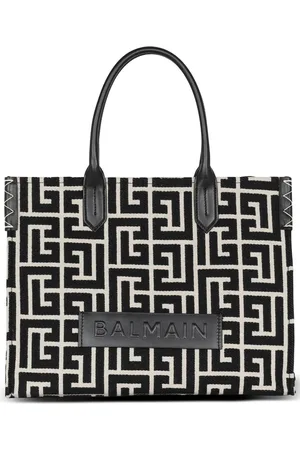 Balmain Monogram-jacquard medium shopper bag