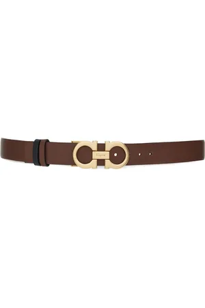 Salvatore Ferragamo Gancini-buckle reversible leather belt