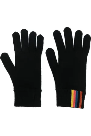 Paul Smith Stripe-print wool gloves