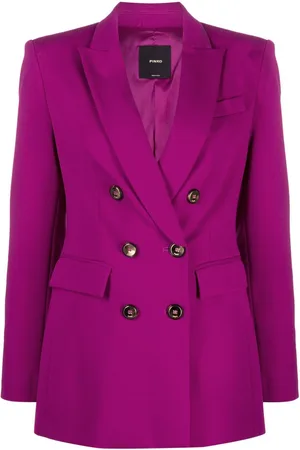 Pinko V-neck double-breasted blazer