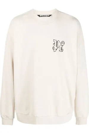 Palm Angels Logo-print cotton sweatshirt