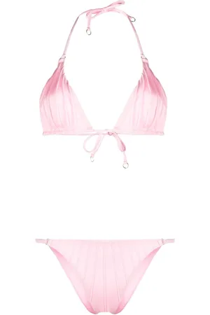 Noire Swimwear Gathered bikini set