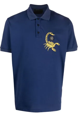 Philipp Plein Scorpion-print polo shirt