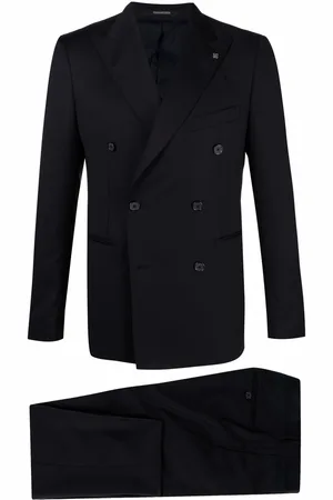 TAGLIATORE Fitted double-breasted suit