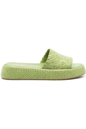 Sarah Chofakian Interwoven leather sandals