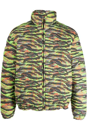 ERL Camouflage jacquard padded jacket