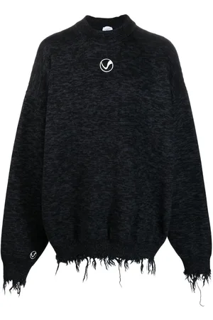 Vetements Embroidered-logo long-sleeve sweatshirt