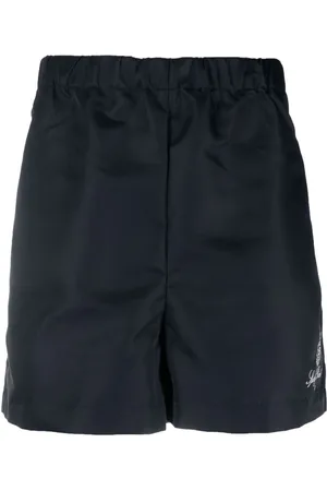 Sporty & Rich Logo-print swim shorts