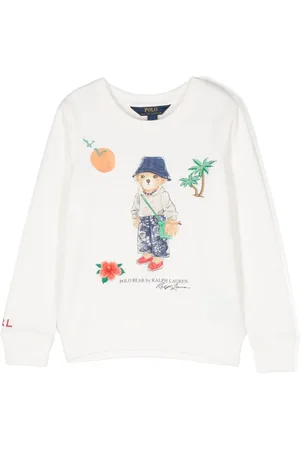 Ralph Lauren Bear-print long-sleeve T-shirt