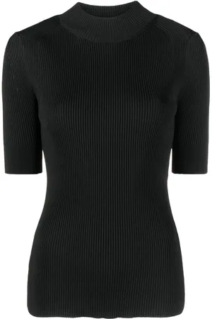 Stella McCartney High-neck ribbed-knit top