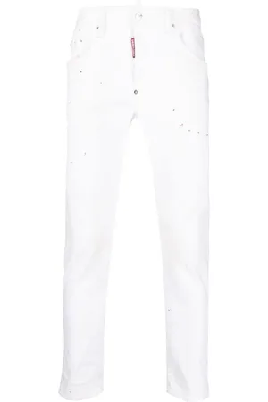 Dsquared2 Skater paint-splatter skinny jeans