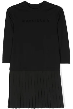 MM6 Maison Margiela Kids intarsia-knit Logo Dress - Farfetch