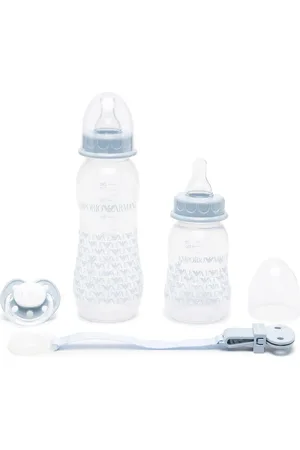 Emporio Armani Logo-print bottle & dummy set