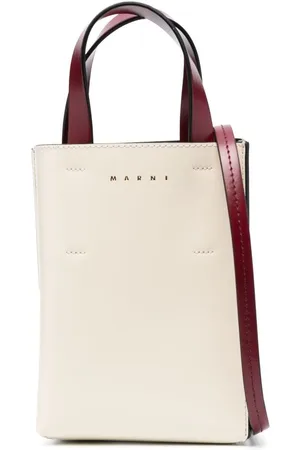 Marni Tri Tone Nano Leather Crossbody Bag