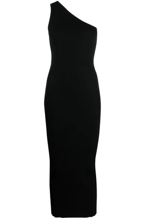 Totême One-shoulder ribbed-knit dress