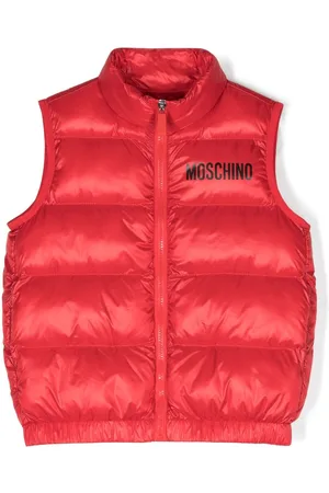 Moschino Logo-print padded gilet
