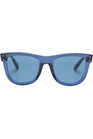 DECENT Black With Blue Lens Sunglasses & Spectacles For Boys,Girls,Men,Women .