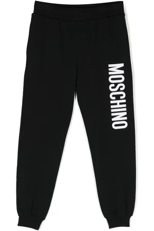 Moschino Logo-print cotton track pants