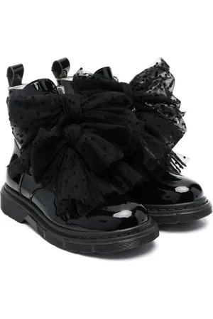 MONNALISA Ruffle-detail ankle boots