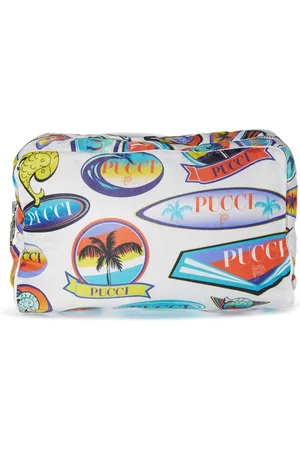 Puccini Logo-print make-up bag