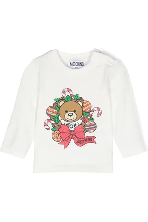 Moschino Teddy Bear glitter-detail T-shirt