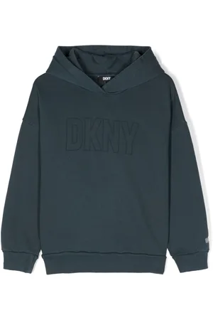 DKNY Logo-print French-terry hoodie