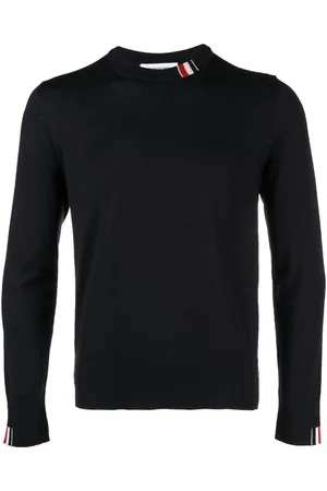 Thom Browne Jersey stitch crew neck jumper