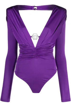 Philipp Plein Logo-plaque satin body