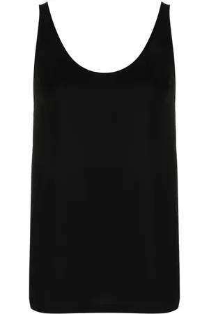 Fabiana Filippi Scoop-neck sleeveless blouse