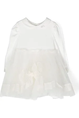 MONNALISA Long-sleeve tulle dress