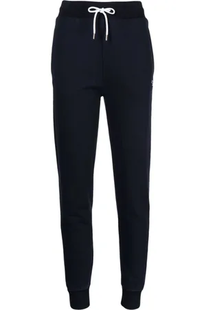 Maison Kitsuné Drawstring-fastening cotton track pants