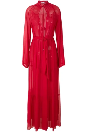 AMIR SLAMA Silk maxi dress
