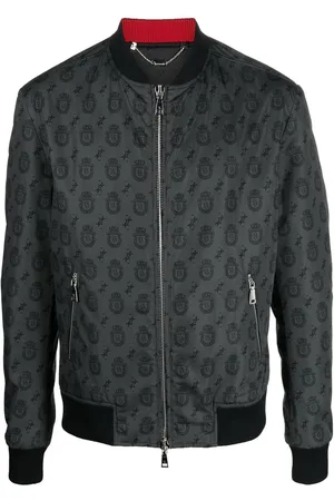 Louis Vuitton Reversible Quilted Monogram Flower Jacket BLACK. Size 40